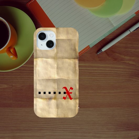 Oud perkamentpapier Case-Mate iPhone case
