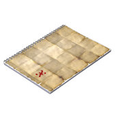 Oud perkamentpapier notitieboek (Linkerzijde)