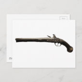 Oud Pistool Briefkaart (Voorkant / Achterkant)