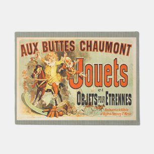 Oud Poster Franse Speelgoed Joets Vrienden Deurmat