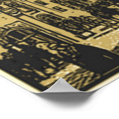  Oud Praag's plein Poster (Hoek)