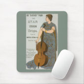 Oud productlabel, Star Cough Drops met Cello Muismat (Met muis)