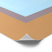 Oud raam in Barranco Poster (Hoek)