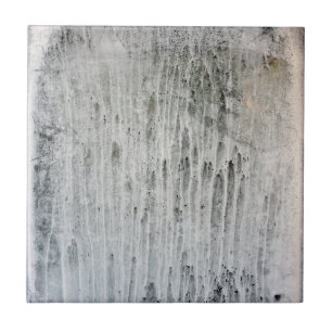 Oud raam 's nachts tegeltje