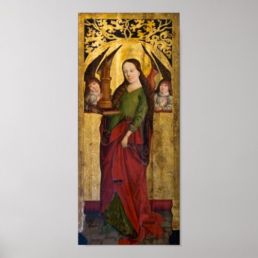 Oud religieus afbeelding poster (Voorkant)