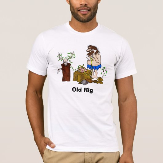 Oud Rig Grappig Ham Radio T-shirt (Voorkant)