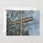 Oud robuust kruisje briefkaart (Voorkant / Achterkant)
