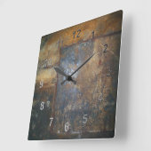Oud Roest Vierkante Klok (Hoek)