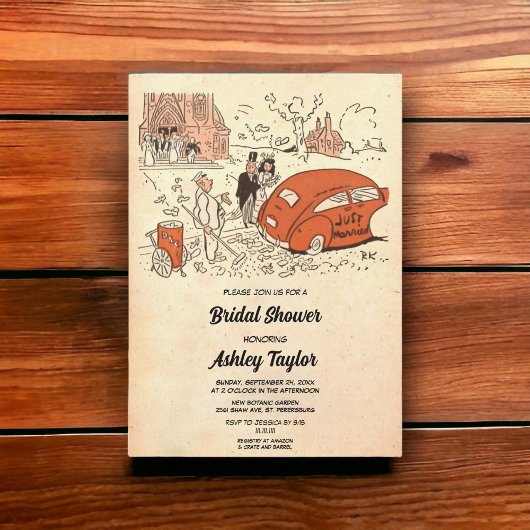 oud Romantisch Vrijgezellenfeest van de Retro Kaart