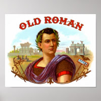 Oud Romein ~ Sigar- en sigarettenetiket