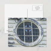 Oud rond venster briefkaart (Voorkant / Achterkant)