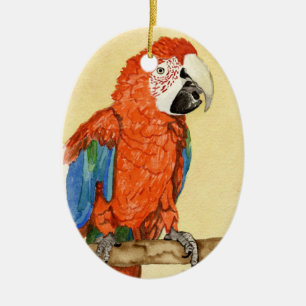 Oud rood keramisch ornament
