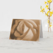 Oud roos kaart (Gele Bloem)
