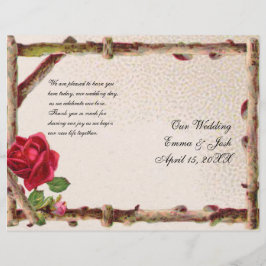  oud roos rustiek Victoriaans Antiek