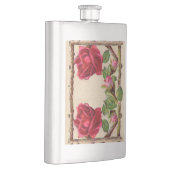  oud roos rustiek Victoriaans Antiek Heupfles (Rechts)