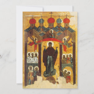 Oud Russisch pictogram De Intercessie