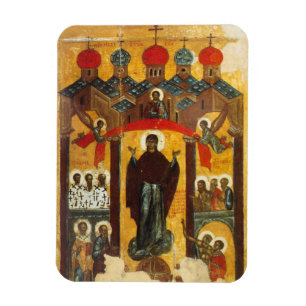 Oud Russisch pictogram De Intercessie Magneet