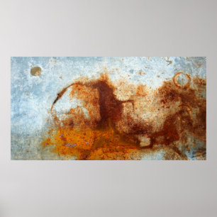 Oud rusten bord, oud zink bord en textuur poster
