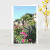 Oud San Juan met citaatkaart Kaart (Gele Bloem)