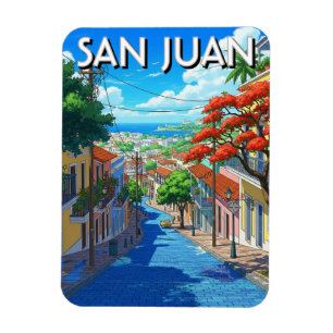 Oud San Juan Puerto Rico Reizen Magneet