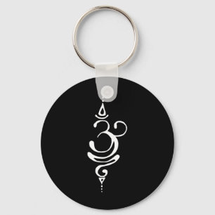 Oud Sanskriet Adem Om Symbool Yoga Boeddhisme M Sleutelhanger
