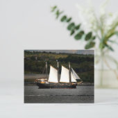Oud schip briefkaart (Staand voorkant)