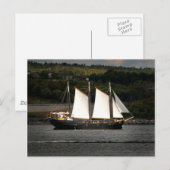 Oud schip briefkaart (Voorkant / Achterkant)