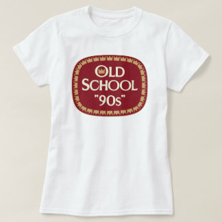 Oud School 90s Moutwijn 40oz Labelontwerp T-shirt
