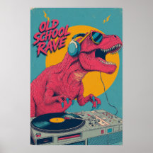 Oud School Raveposter