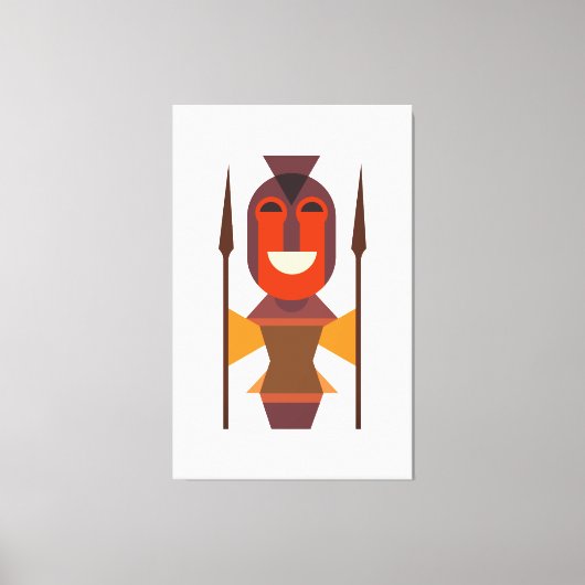 oud soldaat canvas afdruk (Voorkant)