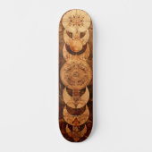 Oud spiritueel ontwerp skateboard (Voorkant)