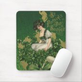 Oud St. Patrick's Day-souvenir, Ierse schone Muismat (Met muis)