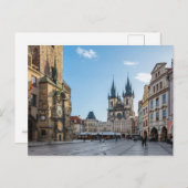 Oud stadsplein in Praag Briefkaart (Voorkant / Achterkant)