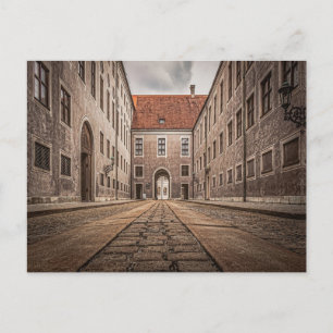 Oud steenkoolgebouw in München Briefkaart