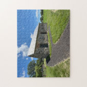 Oud stenen gebouw legpuzzel (Verticaal)