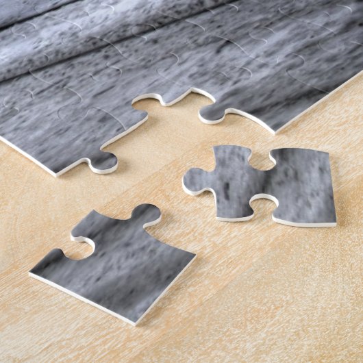 Oud-stoommotorlocomotief Treinfoto moeilijk Legpuzzel (Zijkant)