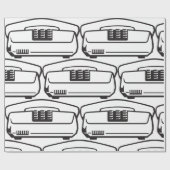 Oud telefoonnummer cadeaupapier (Vlak)