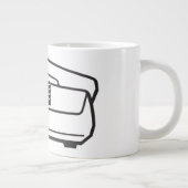 Oud telefoonnummer extra grote beker (Rechts)