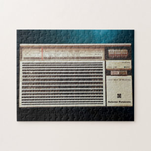Oud-tijd radio muziek Lover  Retro Cool Fun Legpuzzel