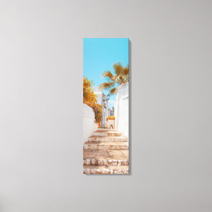 Oud-trappenhuis in Portugal Canvas Afdruk