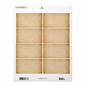 Oud verpakkingspapier met strepen voor achtergrond etiket (Full Sheet)