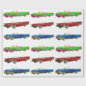 oud verpakkingspapier voor auto ' s cadeaupapier (Vlak)