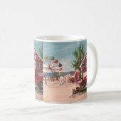 Oud vuurhuis, Genève Schilderen op Mok (Voorkant rechts)