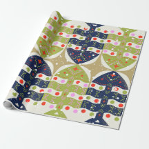 Oud-Wereld Elegant Kerst Inpakpapier