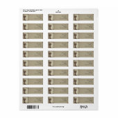 Oud West Boot Boeket Etiket (Full Sheet)