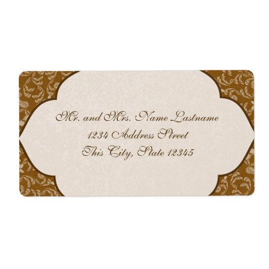 Oud West Gala Etiket (Voorkant)