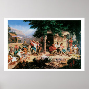 Oud West Sunday Morning the Mines Art Print Poster