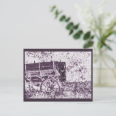 Oud westen briefkaart (Staand voorkant)