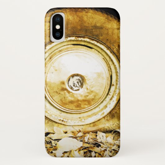  oud wiel van klassieke auto Case-Mate iPhone case (Achterkant)