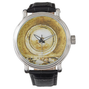oud wiel van klassieke auto horloge